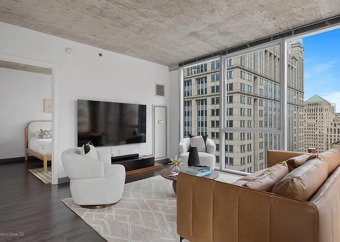 Linea Luxury Living With Indoor Pool And Rooftop Views In The Loop Apartment *